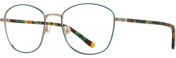Cinzia Designs Cinzia Ophthalmic 5146 Eyeglasses, 2 - Peacock / Graphite / Teal Demi