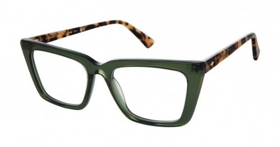 Vince Camuto VO536 Eyeglasses, OLV OLIVE CRYSTAL/OATMEAL
