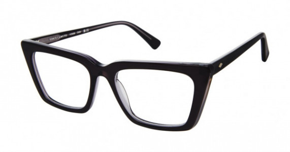 Vince Camuto VO536 Eyeglasses, OXX BLACK OVER CRYSTAL