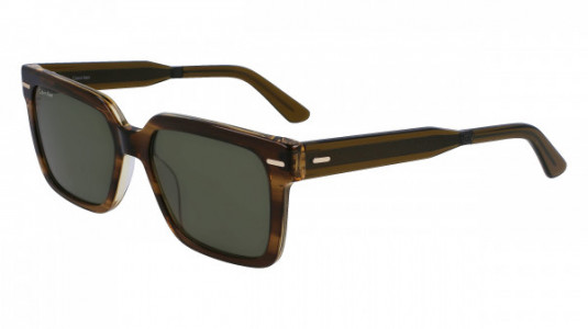 Calvin Klein CK22535S Sunglasses, (317) STRIPED OLIVE