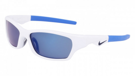 Nike NIKE JOLT M DZ7379 Sunglasses, (100) WHITE/BLUE MIRROR