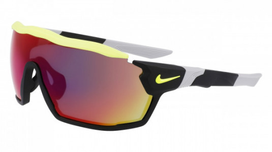 Nike NIKE SHOW X RUSH E DZ7369 Sunglasses, (010) MATTE BLACK/FIELD TINT