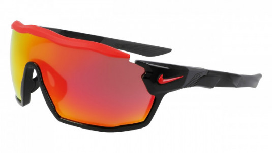 Nike NIKE SHOW X RUSH M DZ7370 Sunglasses, (010) BLACK/RED MIRROR
