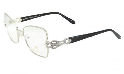 Pier Martino PM6659 Eyeglasses, Silver Black