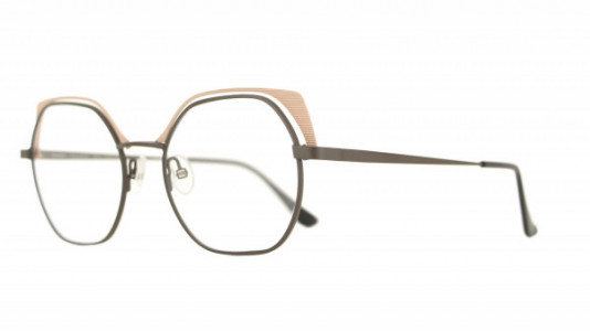 Vanni High Line V4407 Eyeglasses, matt brown / matt pink