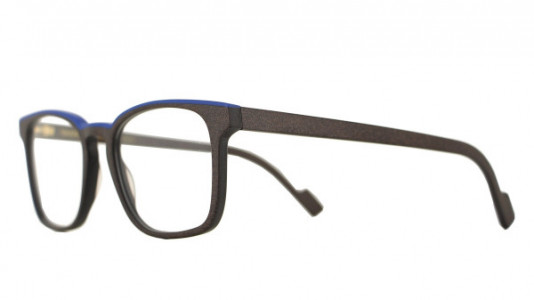 Vanni VANNI Uomo V2120 Eyeglasses, matt brown micropixel / blue line