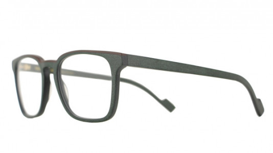 Vanni VANNI Uomo V2120 Eyeglasses, matt dark green micropixel / brown line