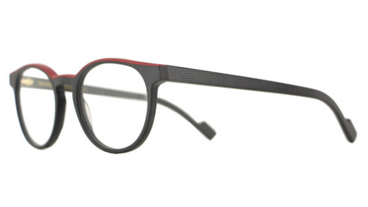Vanni VANNI Uomo V2123 Eyeglasses, matt black micropixel/ red line