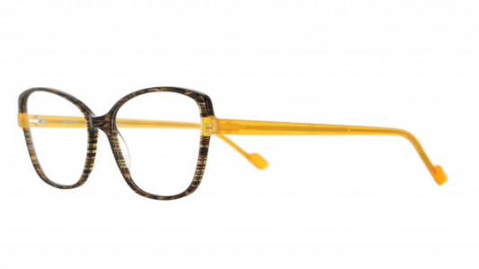 Vanni Spirit V1734 Eyeglasses, brown blade/milky orange