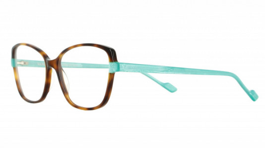 Vanni Spirit V1734 Eyeglasses, classic havana/aqua micropixel