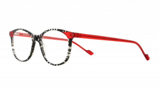 Vanni Spirit V1738 Eyeglasses, black Tangram/transparent red