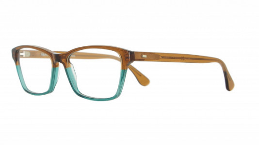 Vanni Blade V1622 Eyeglasses, transparent brown/transparent dark green