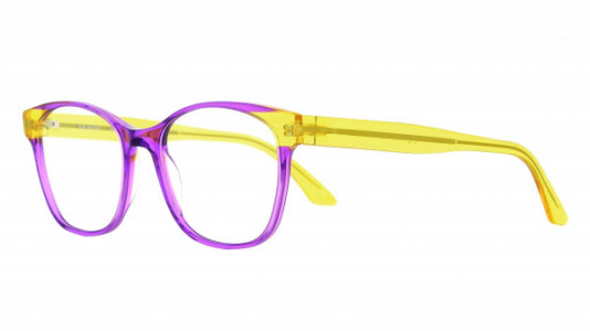 Vanni Spirit V1737 Eyeglasses, transparent purple/transparent yellow