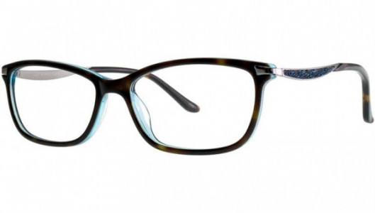 Adrienne Vittadini 1210 Eyeglasses, TORT/BLU
