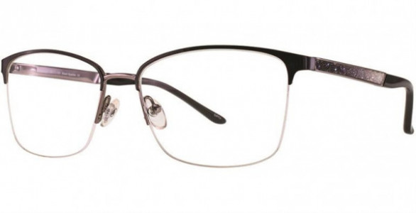 Adrienne Vittadini 1234 Eyeglasses, Blk Sparkle