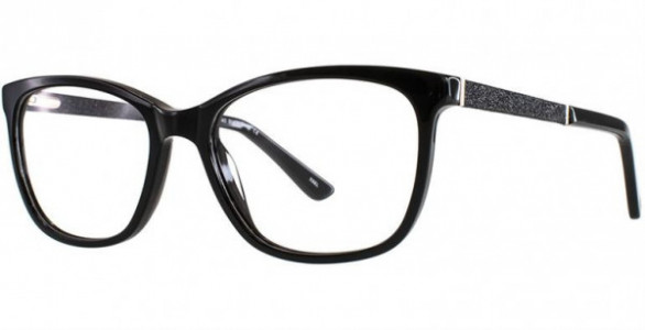 Adrienne Vittadini 1252 Eyeglasses, Black/Gold