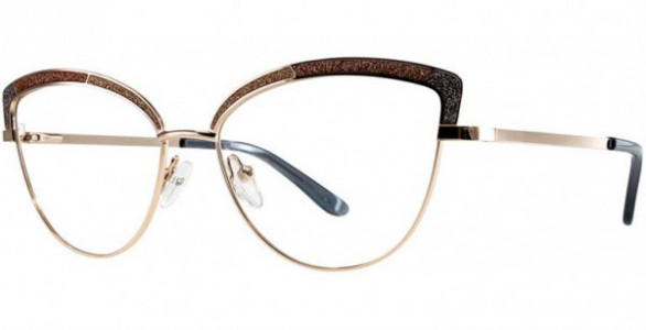 Adrienne Vittadini 1256 Eyeglasses, Rose Gold