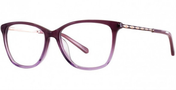 Adrienne Vittadini 1258 Eyeglasses, Plum Fade