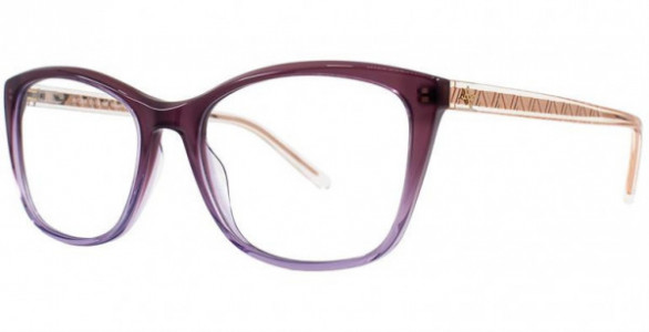 Adrienne Vittadini 1288 Eyeglasses, Violet Fade