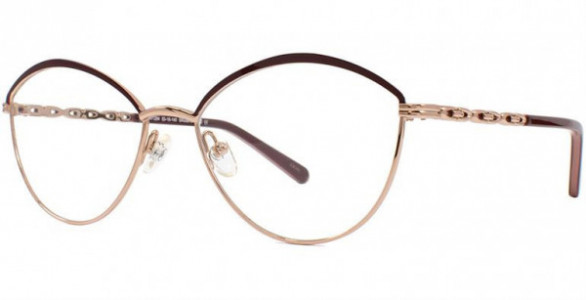 Adrienne Vittadini 1294 Eyeglasses, SRose/SRGold
