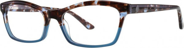 Adrienne Vittadini 574 Eyeglasses, Tort/Blue