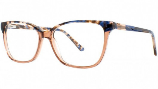 Cosmopolitan Amara Eyeglasses, Blue/Coco