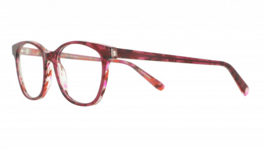 Vanni VANNI Petite M131 Eyeglasses, red top on fuchsia pattern