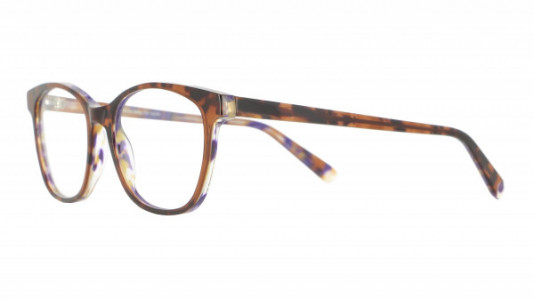 Vanni VANNI Petite M131 Eyeglasses, brown top on purple pattern