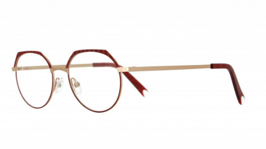 Vanni VANNI Petite M330 Eyeglasses, shiny rose gold/ matt burgundy