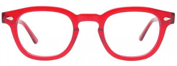 EasyClip EC654 Eyeglasses, 030 - Transparent Red
