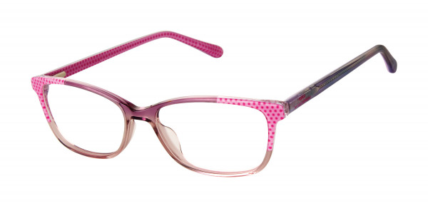 Lulu Guinness LK041 Eyeglasses, Purple (PUR)