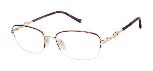 Tura R599 Eyeglasses, Lilac/Gold (LIL)