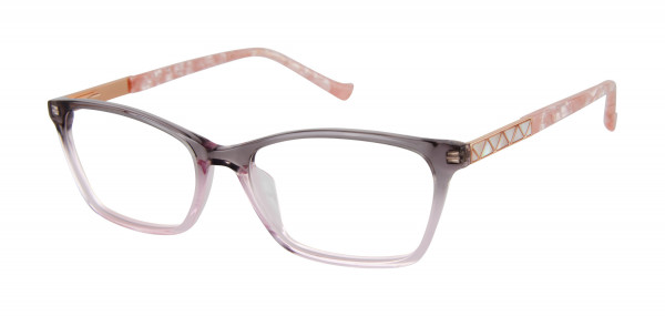 Tura R598 Eyeglasses, Grey/Blush (GRY)