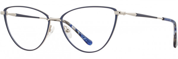 Cinzia Designs Cinzia Ophthalmic 5148 Eyeglasses, 1 - Navy / Chrome