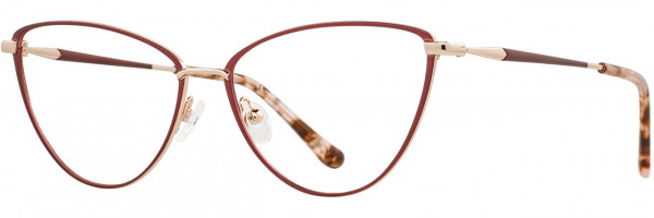 Cinzia Designs Cinzia Ophthalmic 5148 Eyeglasses, 2 - Cranberry / Rose Gold