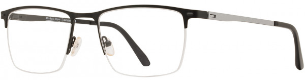 Michael Ryen Michael Ryen 400 Eyeglasses, 1 - Black / Silver