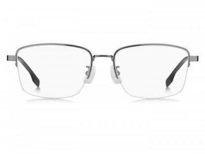 HUGO BOSS Black BOSS 1474/F Eyeglasses, 0KJ1 DARK RUTHENIUM