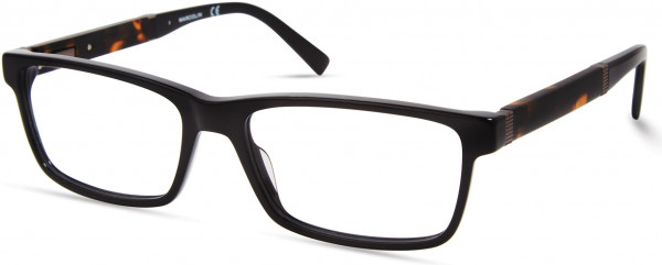 Marcolin MA3032 Eyeglasses, 001 - Shiny Black