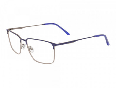 Club Level Designs CLD9352 Eyeglasses, C-1 Navy/Brown