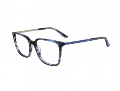 Club Level Designs CLD9354 Eyeglasses, C-2 Blue Horn