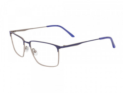 Club Level Designs CLD9355 Eyeglasses, C-1 Navy/Brown