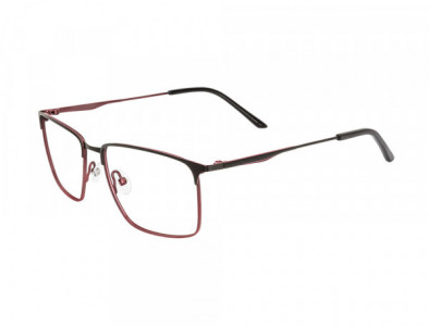 Club Level Designs CLD9355 Eyeglasses, C-3 Black/Burgundy