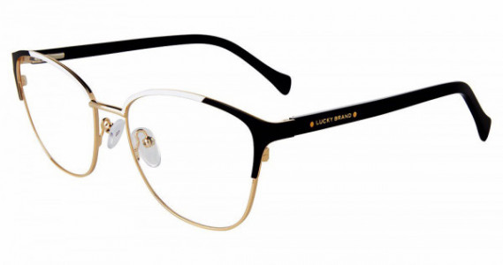Lucky Brand VLBD128 Eyeglasses, IVORY/BLACK (0IVB)