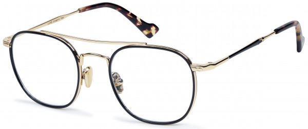 Di Caprio DC508 Eyeglasses, Black Gold