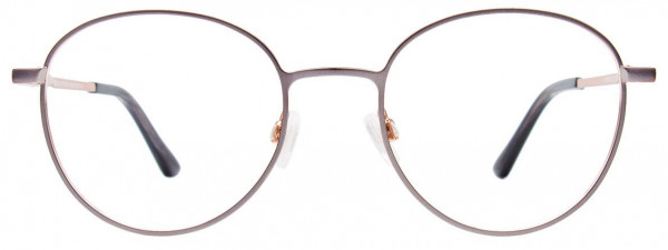 EasyClip EC625 Eyeglasses, 020 - Light Grey & Pink Gold