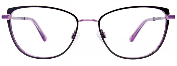 EasyClip EC624 Eyeglasses, 090 - Black & Light Purple