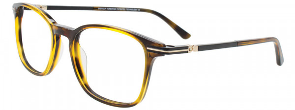 EasyClip EC637 Eyeglasses, 010 - Marbled Brown / Black