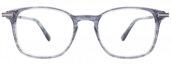 EasyClip EC637 Eyeglasses, 020 - Transparent Grey / Steel