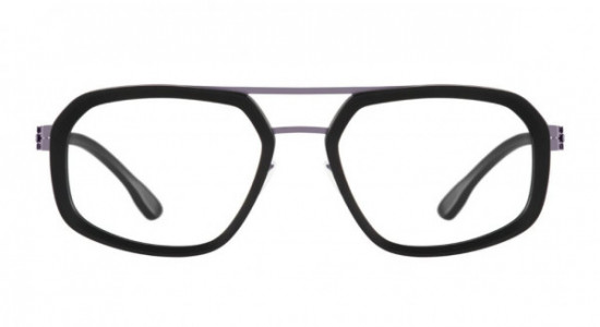 ic! berlin Owen Eyeglasses, Aubergine-Black-Matt