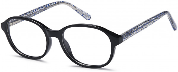 4U US118 Eyeglasses, Black